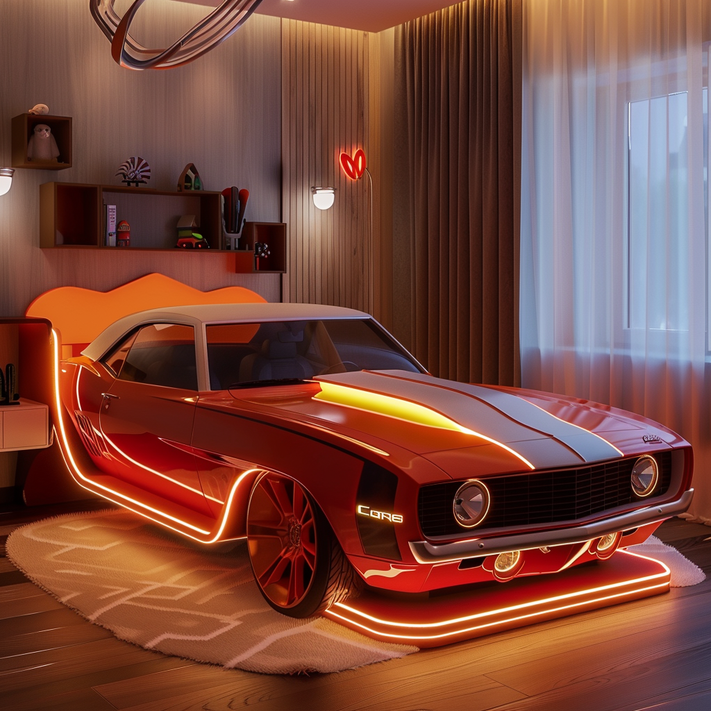 Chevrolet Camaro Car Bed for Kids