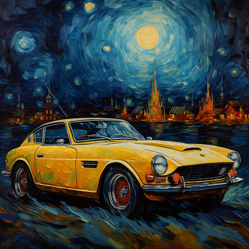 Classic Datsun Z Car Painting