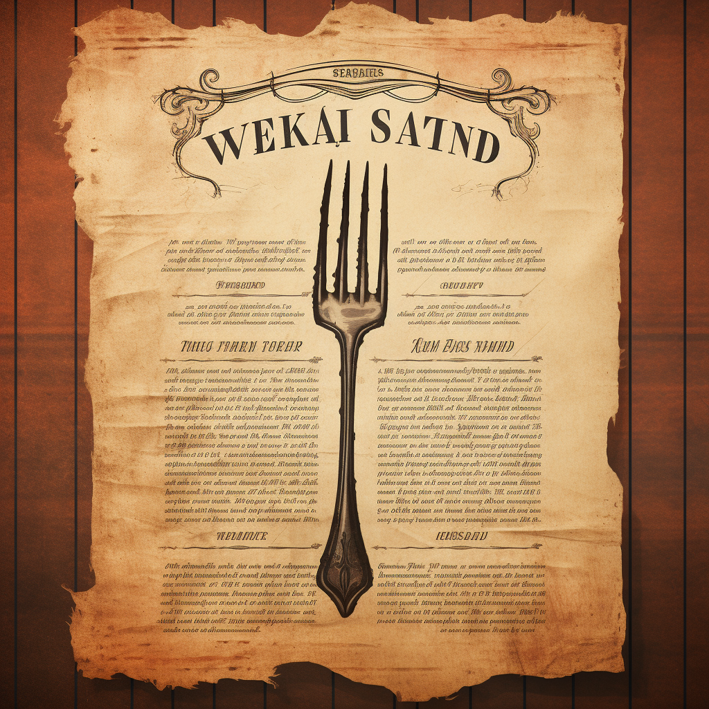 Wanted Poster Fork Image