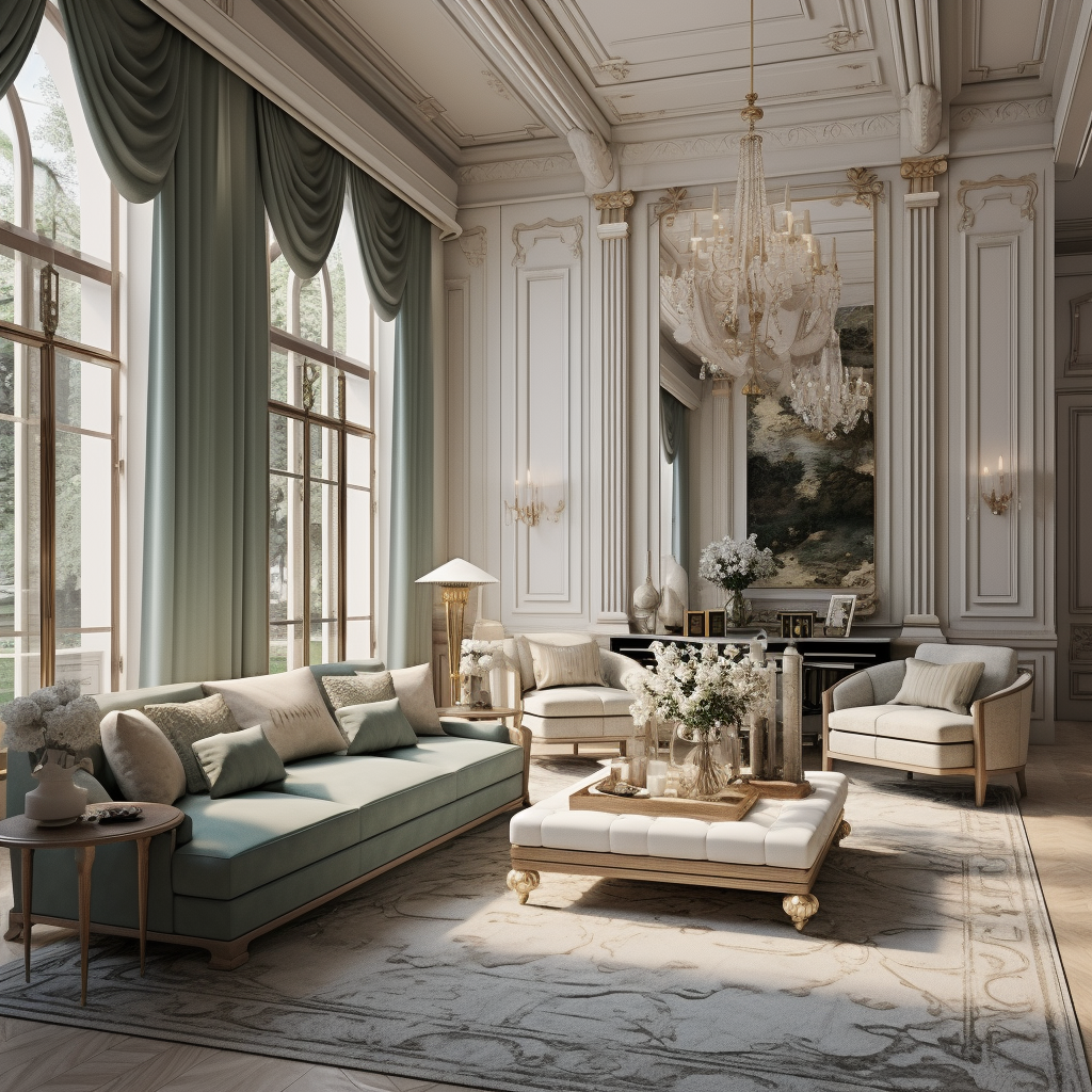 Beautiful classical-modern living room