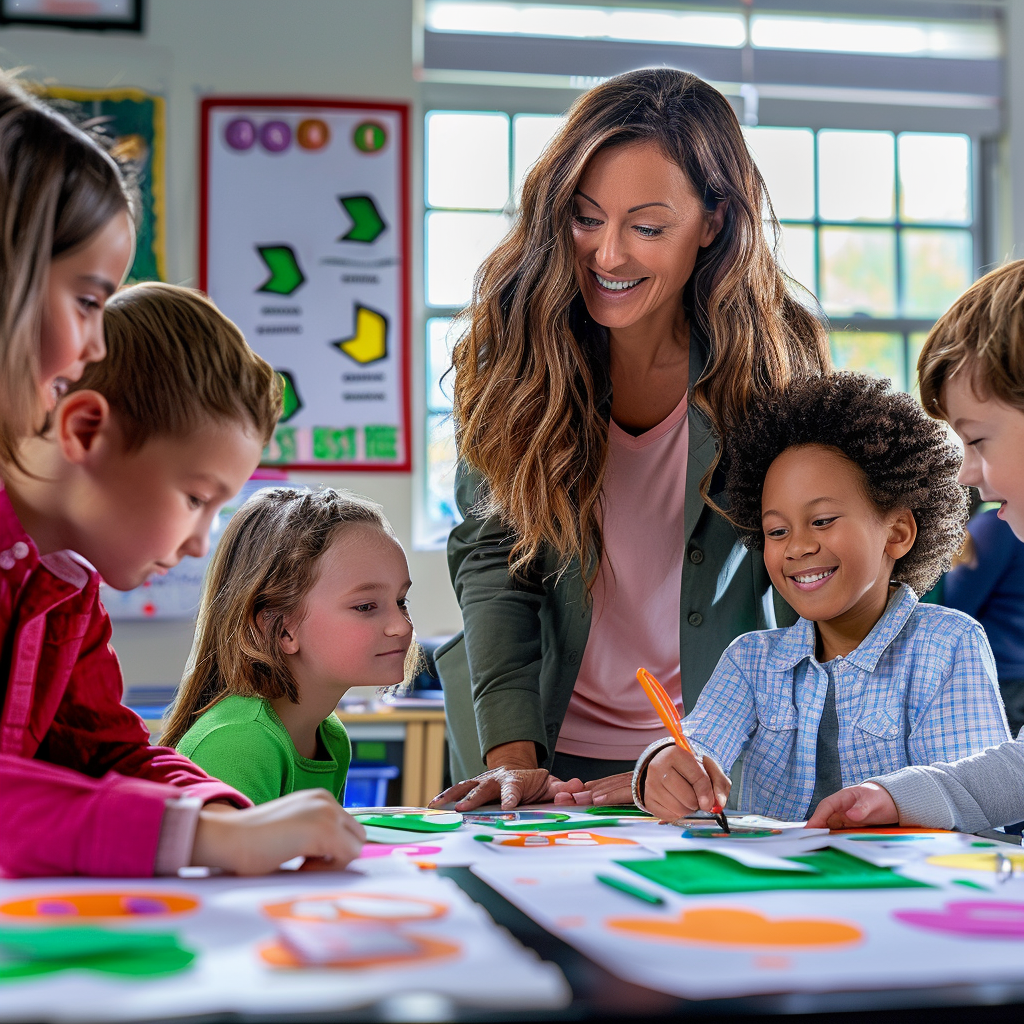 colorful classroom behavior chart design