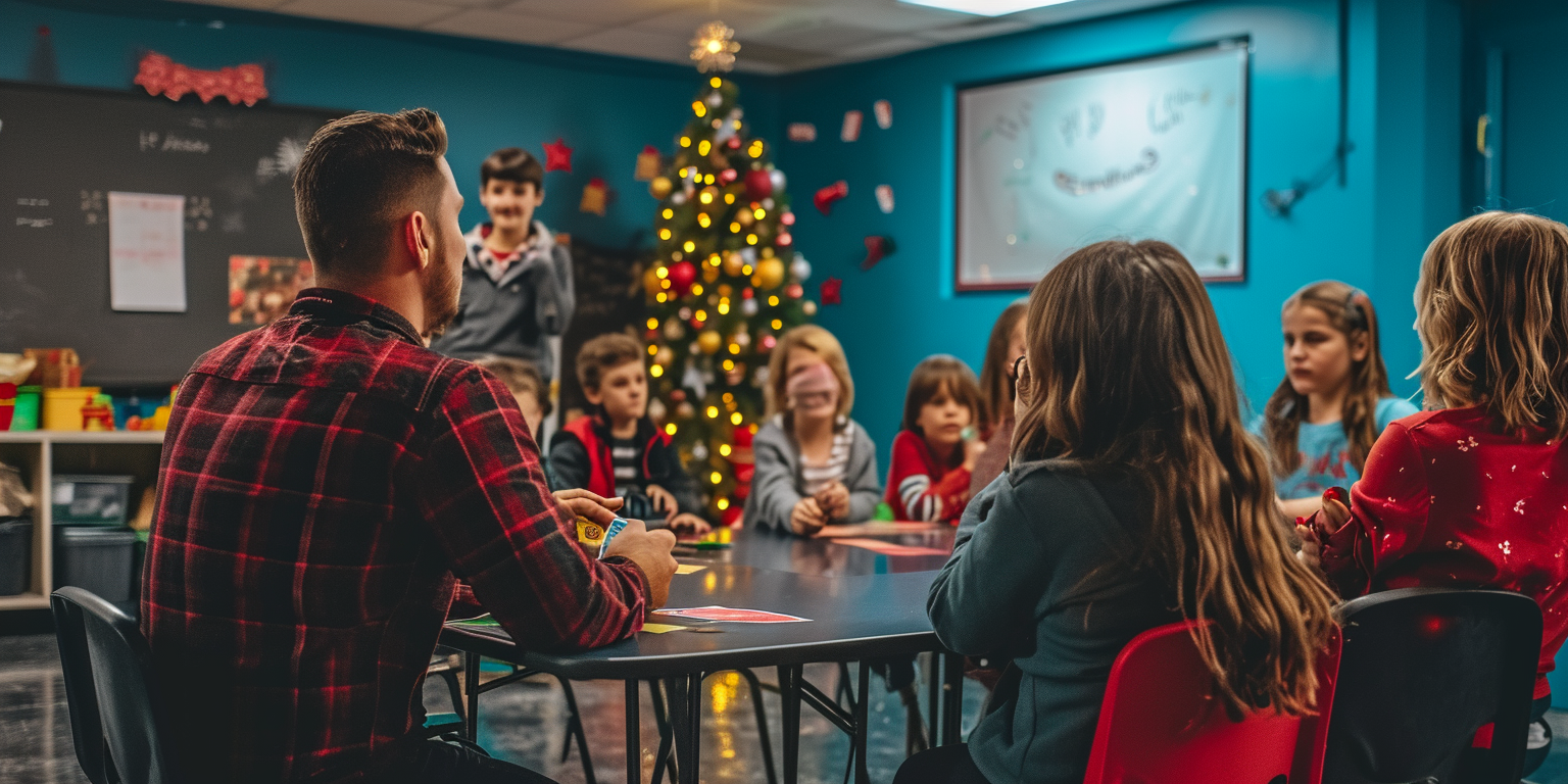 Classroom Charades Game Christmas