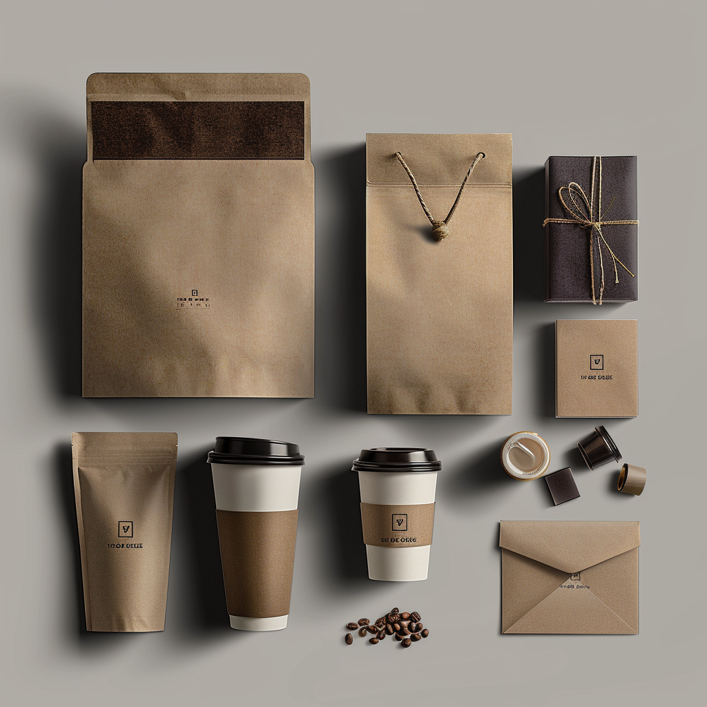 Clean coffee branding concept