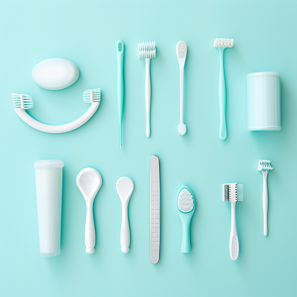 Clean dental background for home page