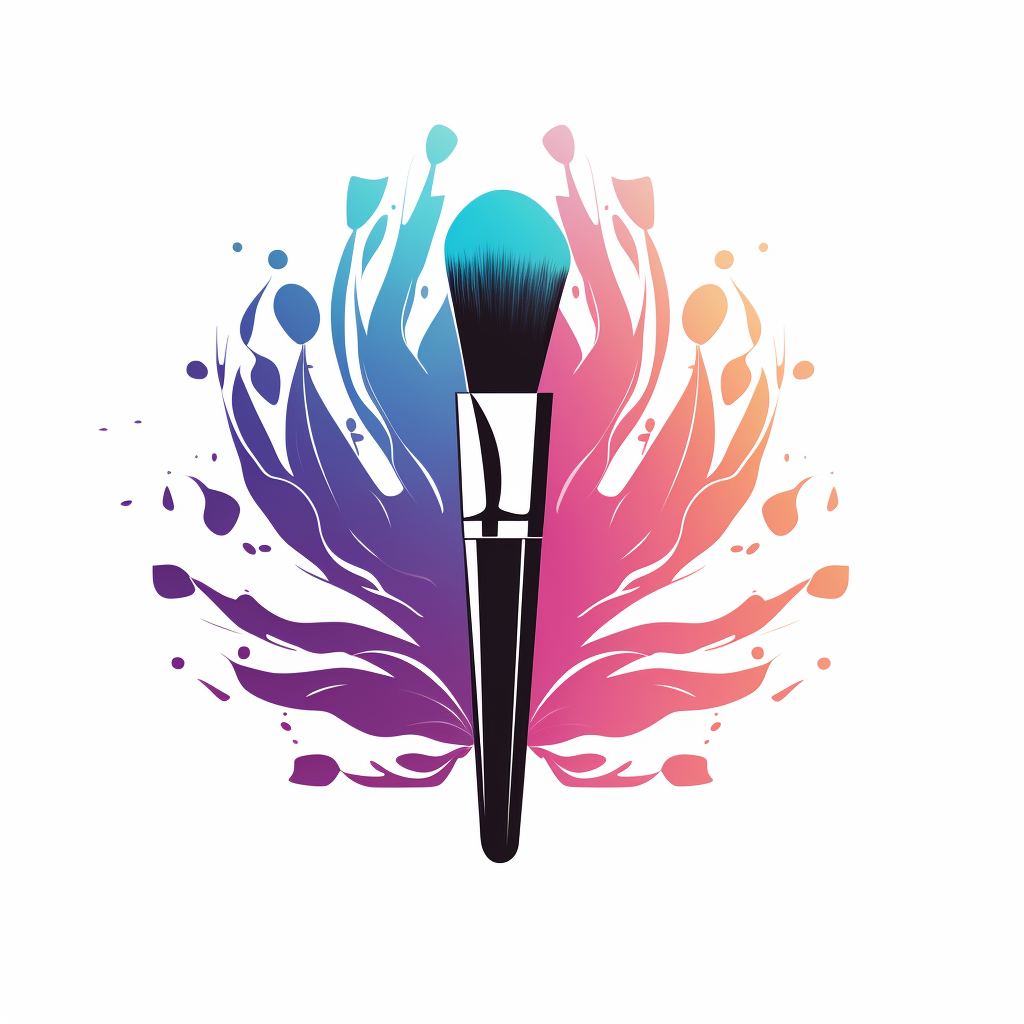 Makeup Brushes Logo Design