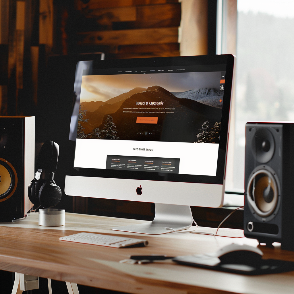 Recording Studio Homepage Design