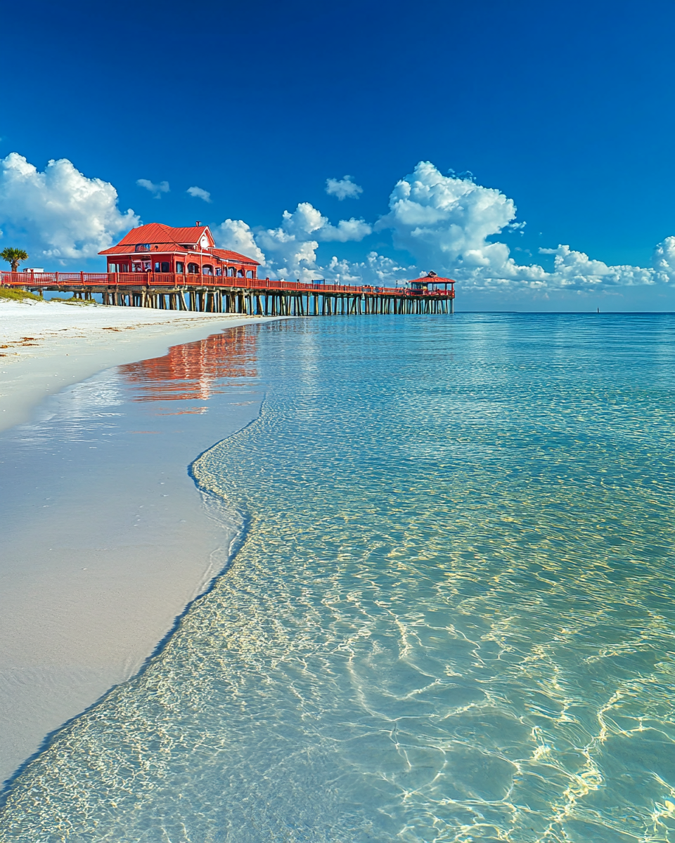 Clearwater Pier Beach Florida Photography