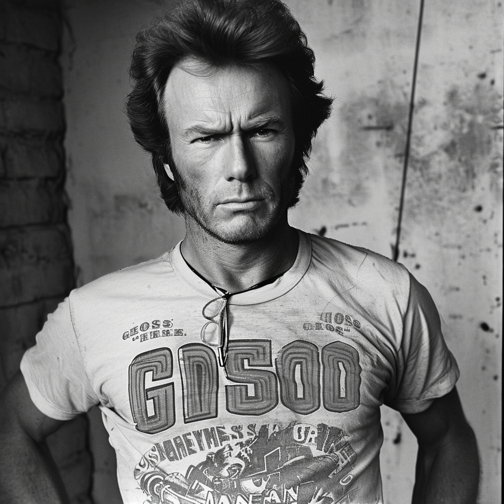 Clint Eastwood T-Shirt with Gossos