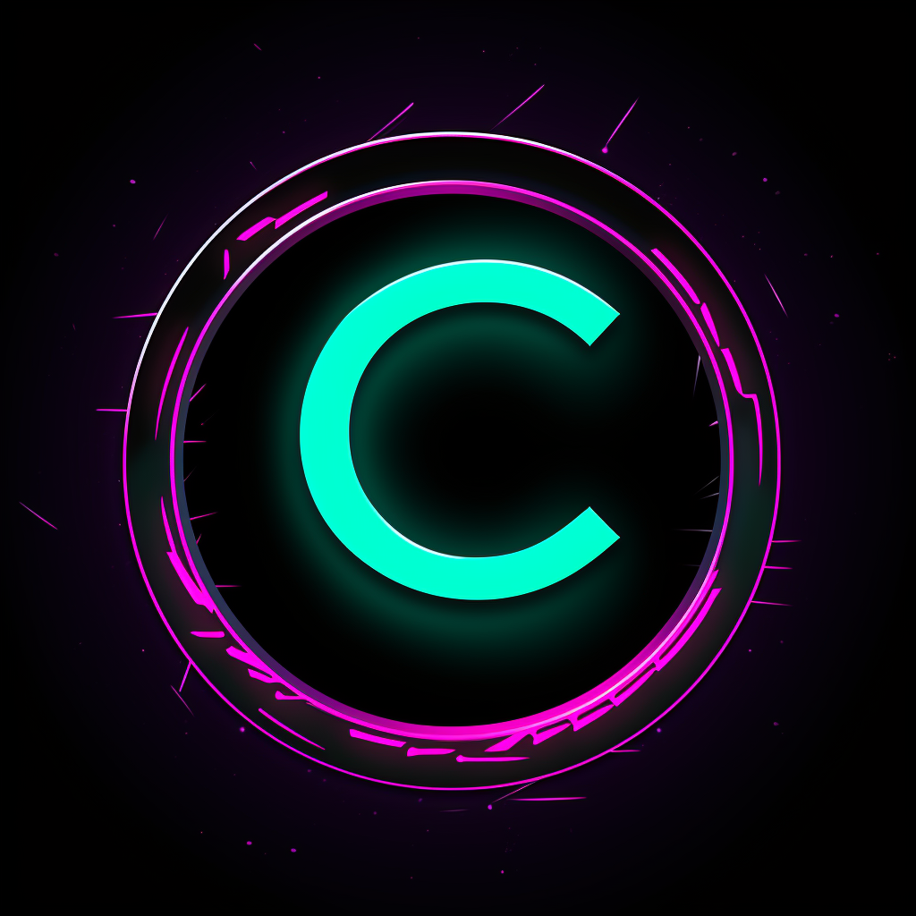 Neon logo for ClipCraze TikTok page