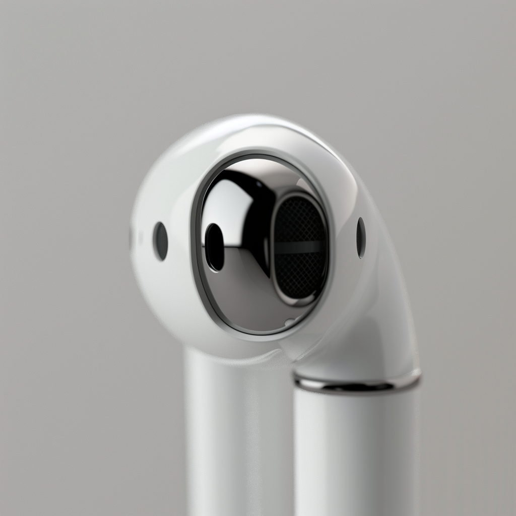 Apple Airpods Wireless Earphones Closeup