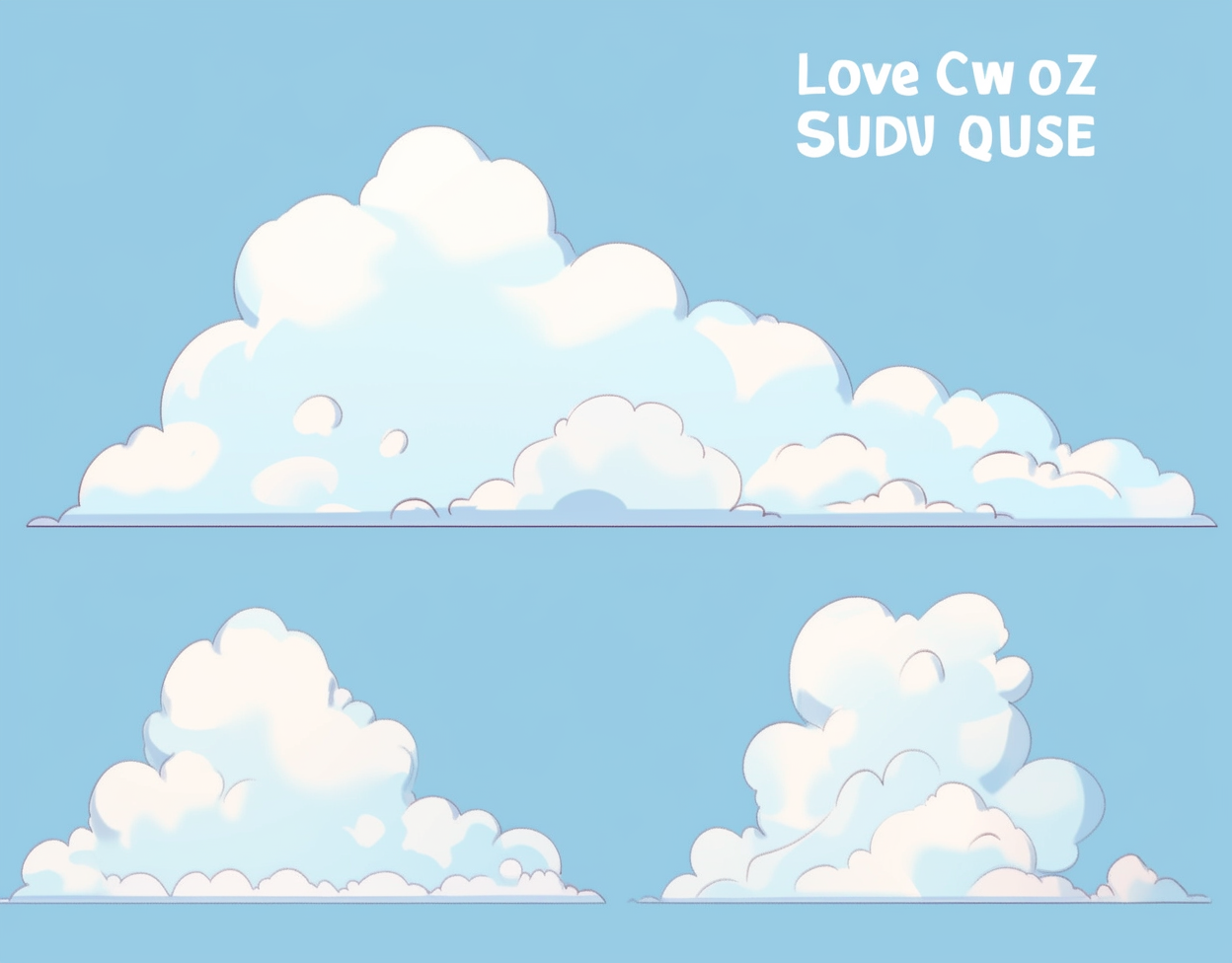 Cartoon Cloud Cover Background