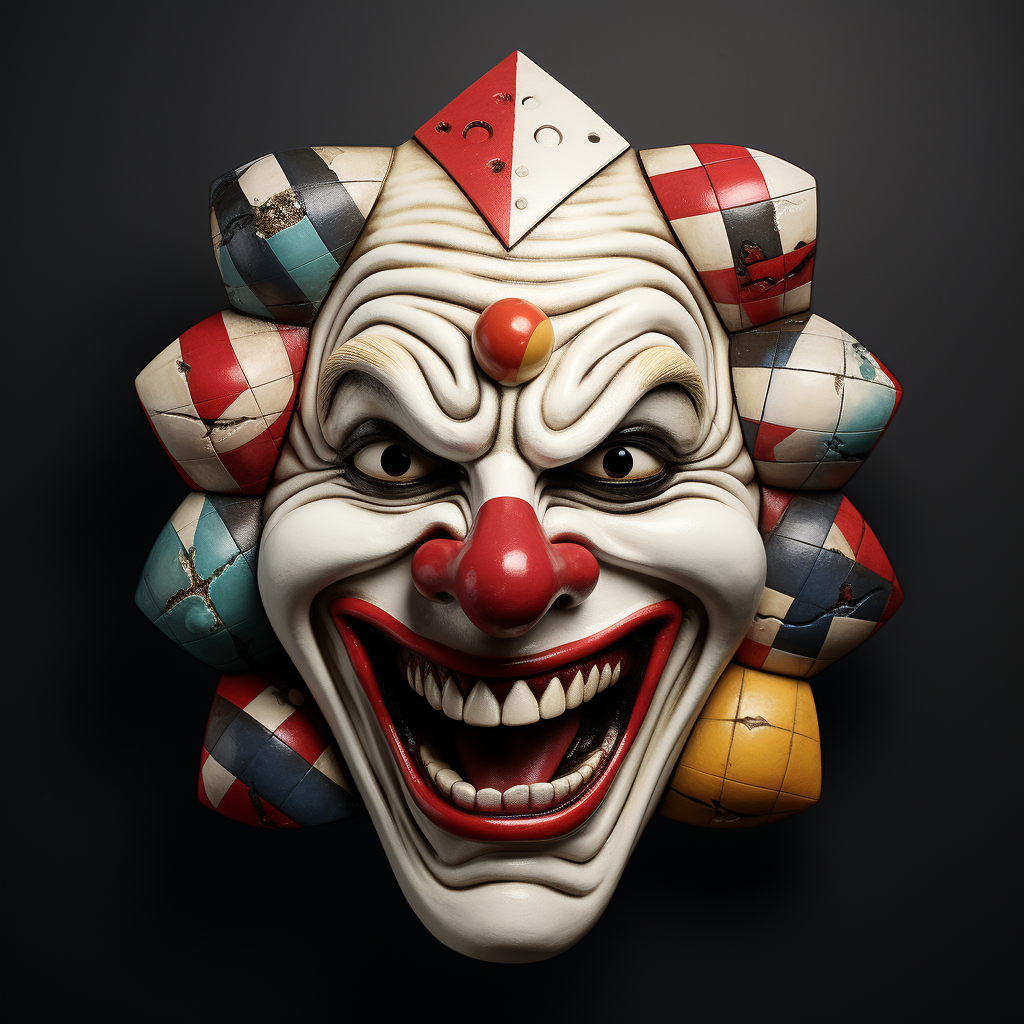 Clown Mask with Emotions