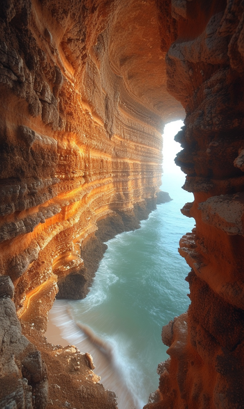 Coastal Caves Benagil Portugal Formation