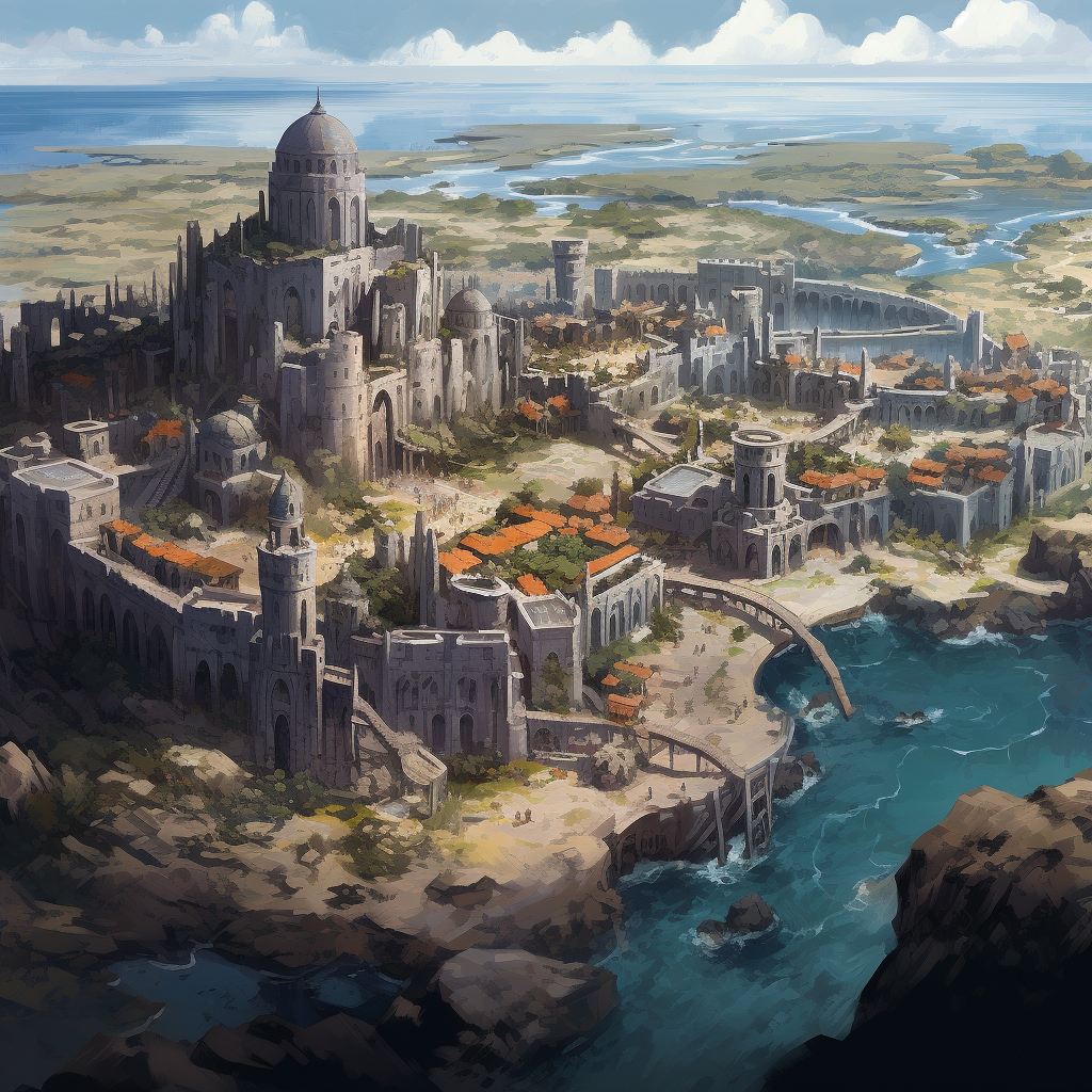 Coastal Fantasy City in Crescent Bay