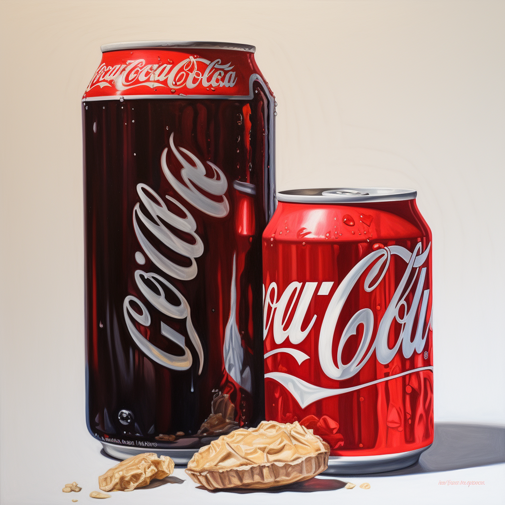 Coca Cola Can with Oreo