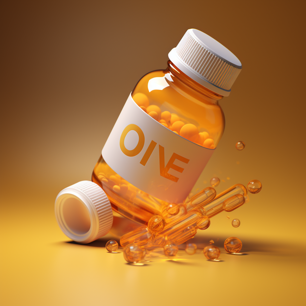 Coenzyme Q10 3D Render