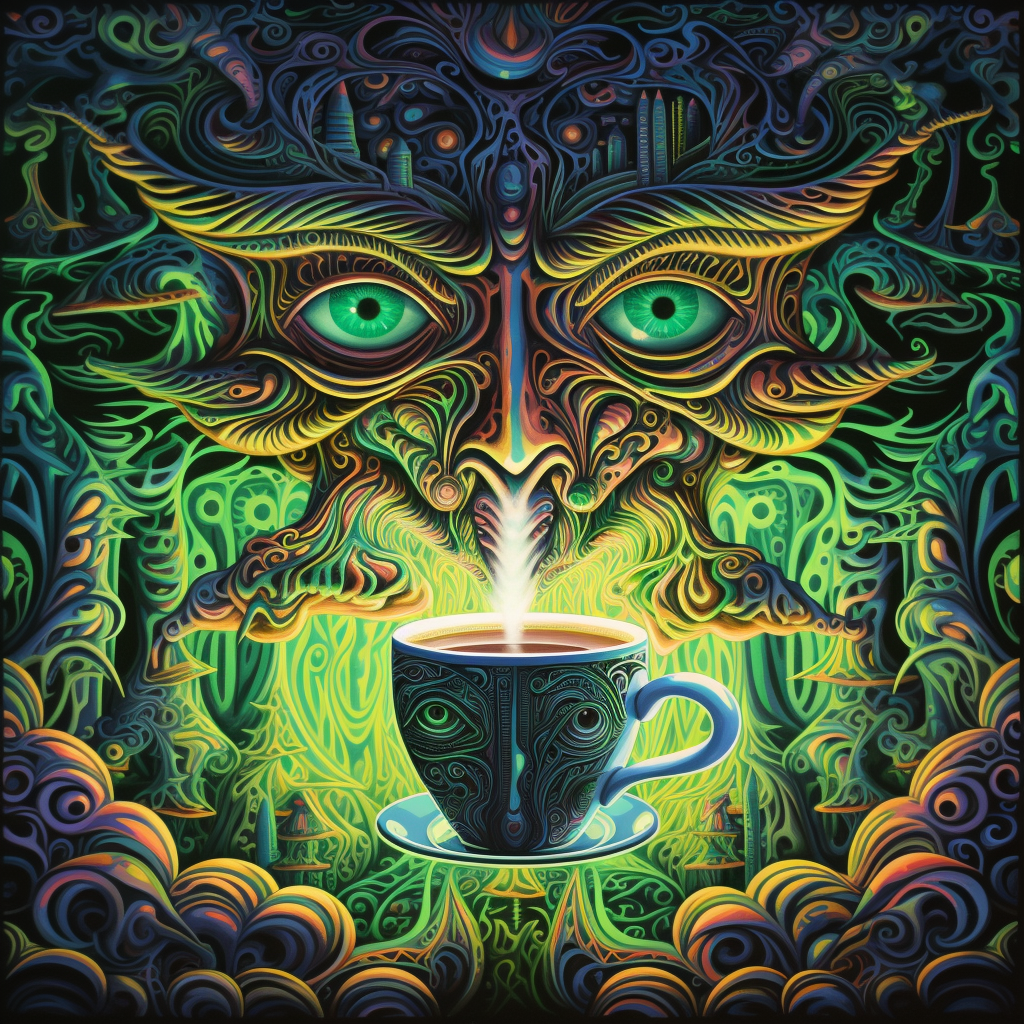 Coffee Addict DMT Alex Grey