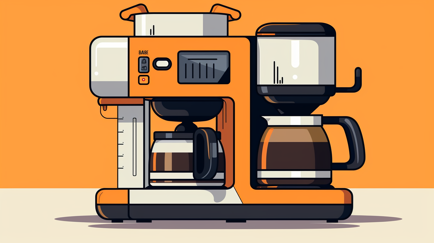 Coffee brewing machine for social media