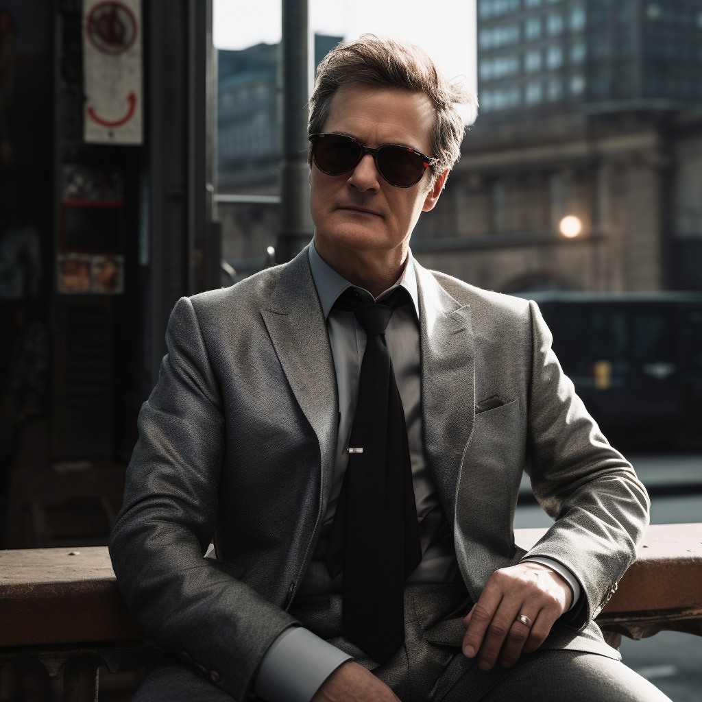 Colin Firth in Spider-Man Costume - A Heroic Display