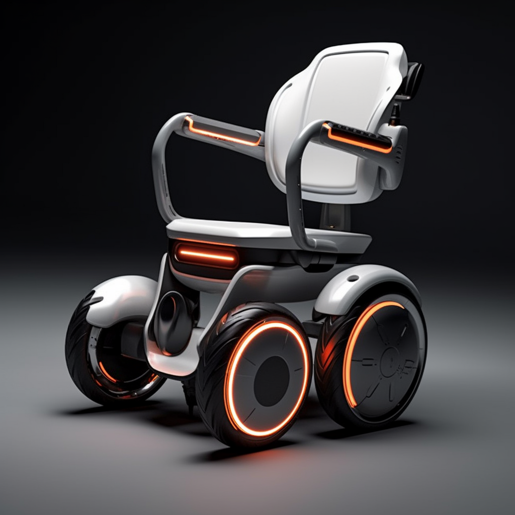 Collapsible electric wheelchair for elderly