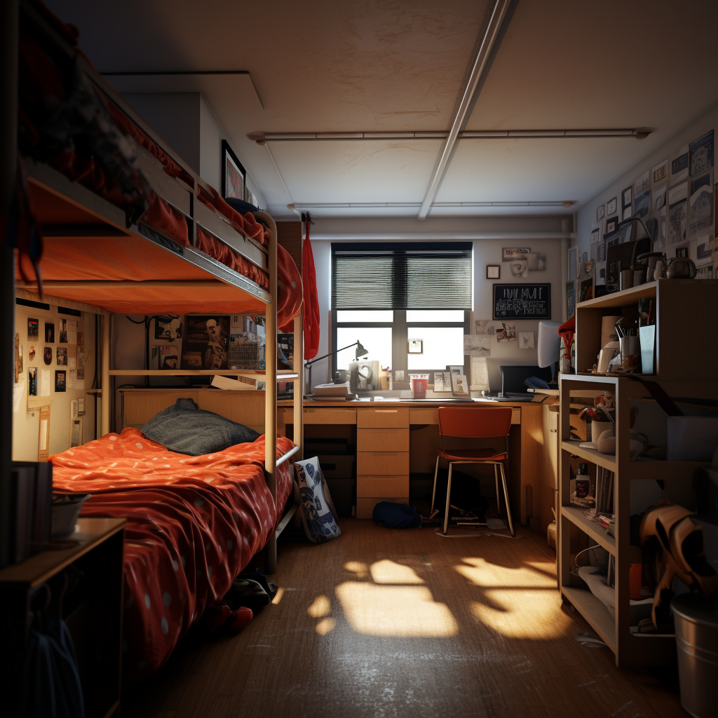 College Dorm Room Image