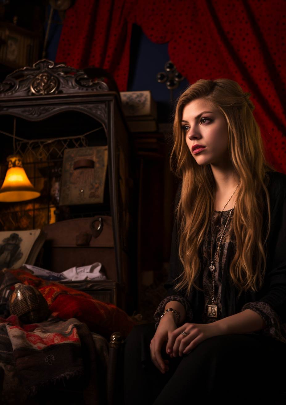 19-year-old college student and teenage hippie witch