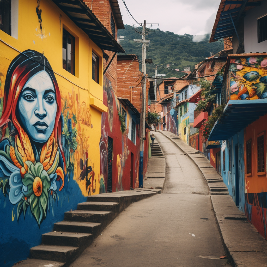 Gorgeous nature landscape in Colombia