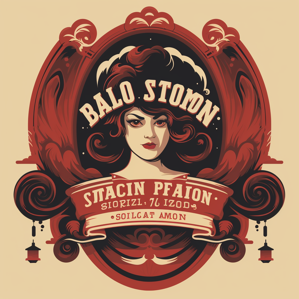 Colorful Saloon Door Logo Design