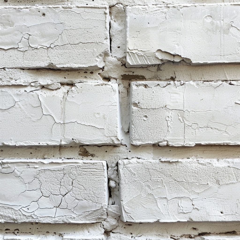 Colored White Bricks Texture