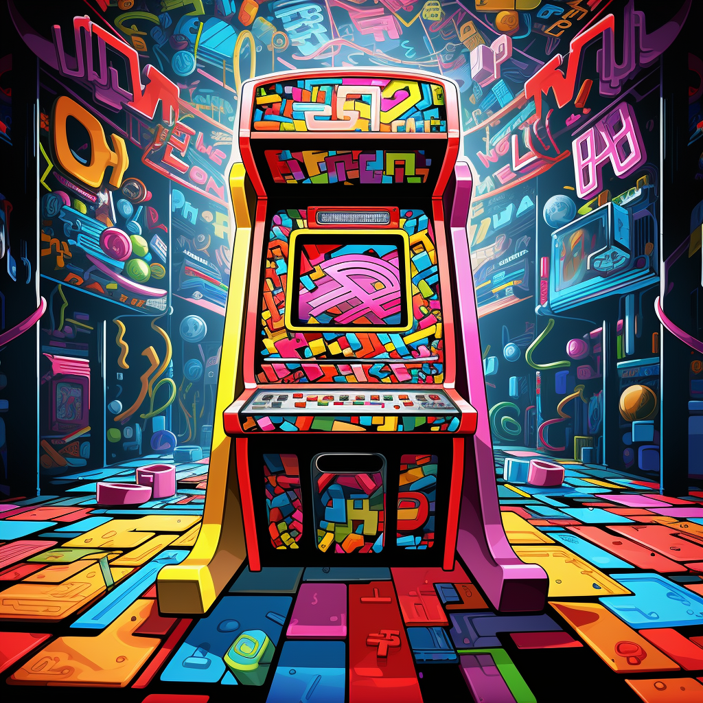 Pop Art Arcade Machine