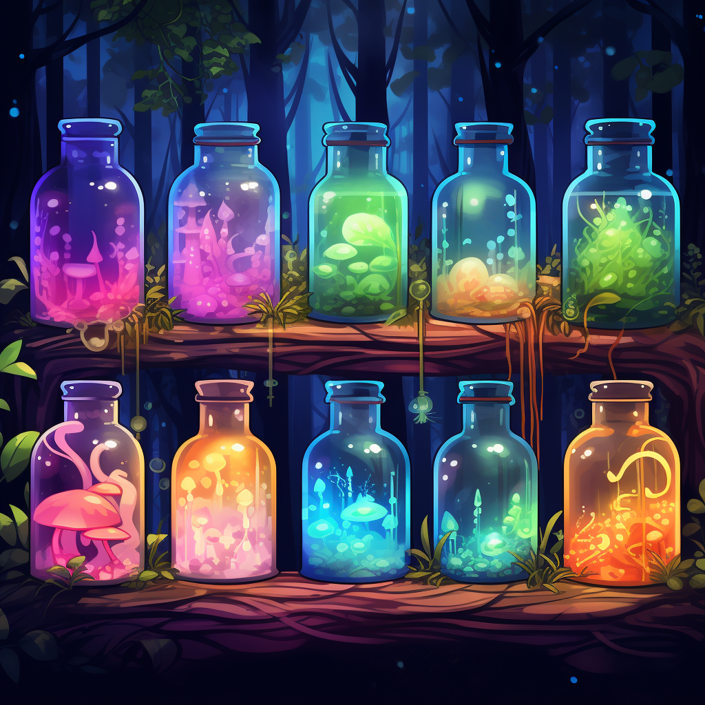 Colorful potions for content generation applications