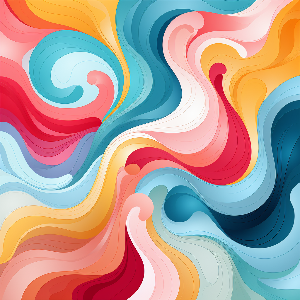 Colorful Playful Abstract Background Wallpaper