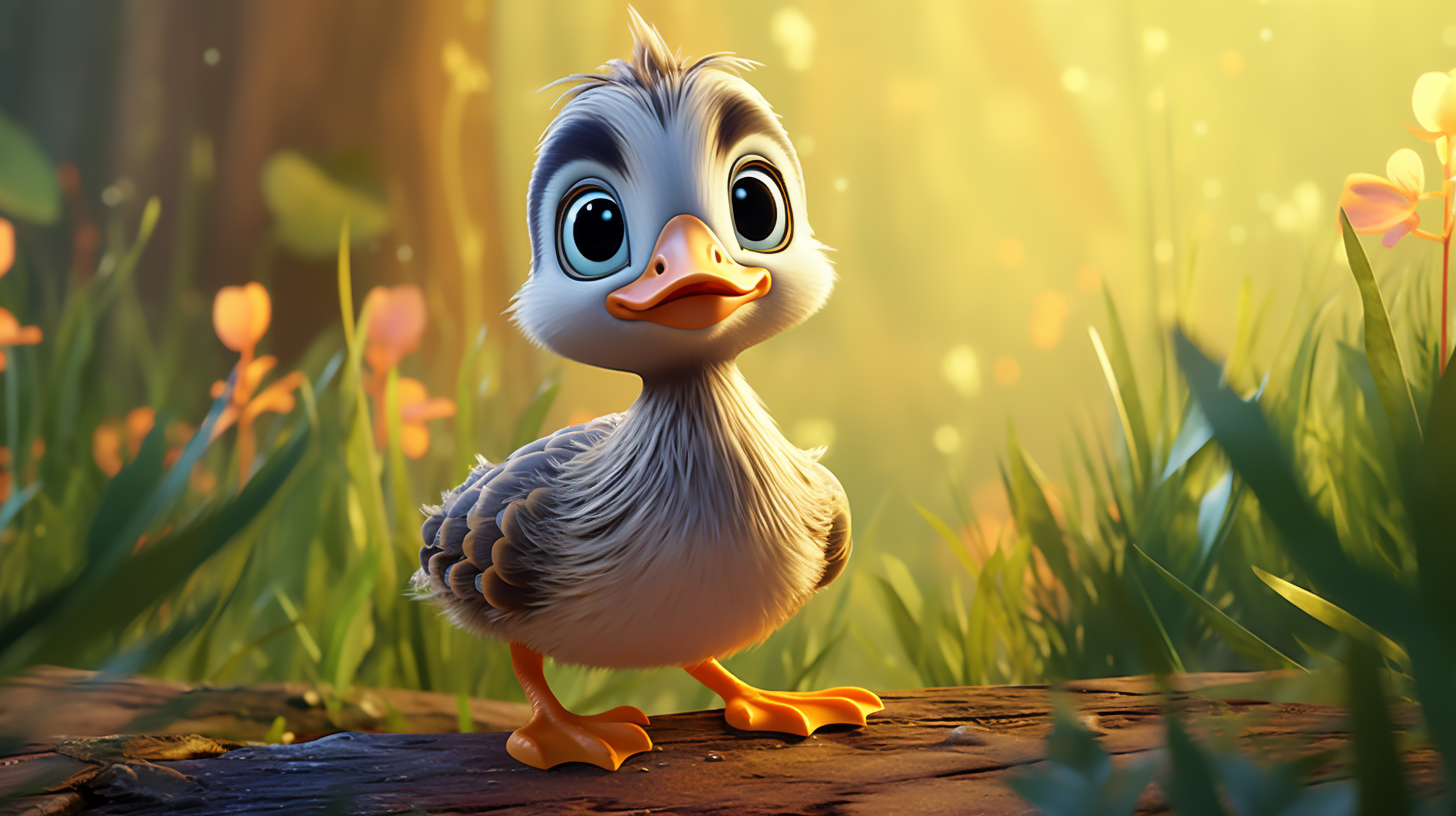 Beautiful Quacking Quail Near River