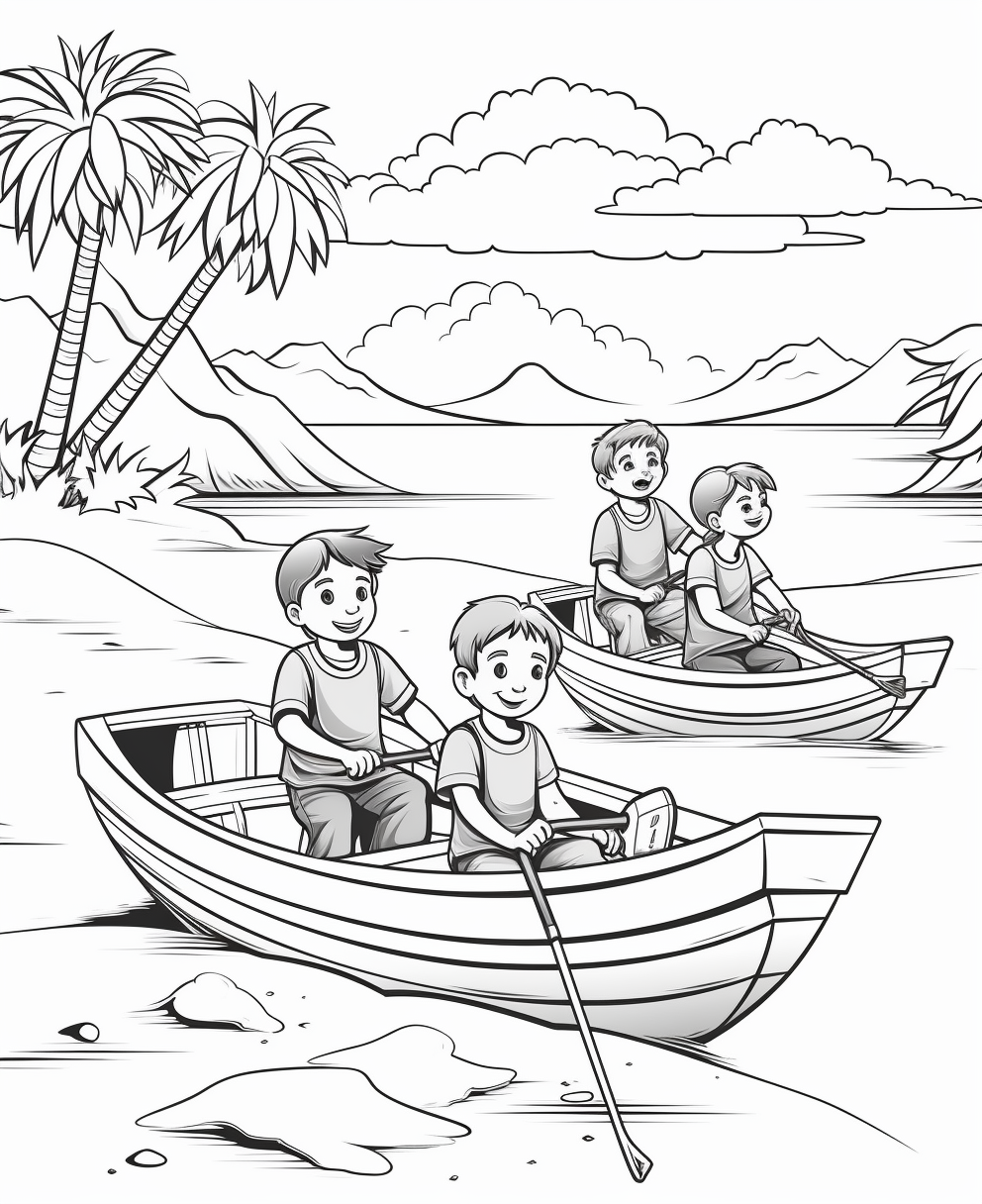 Coloring book for kids - seaside squad - Haven Holidays