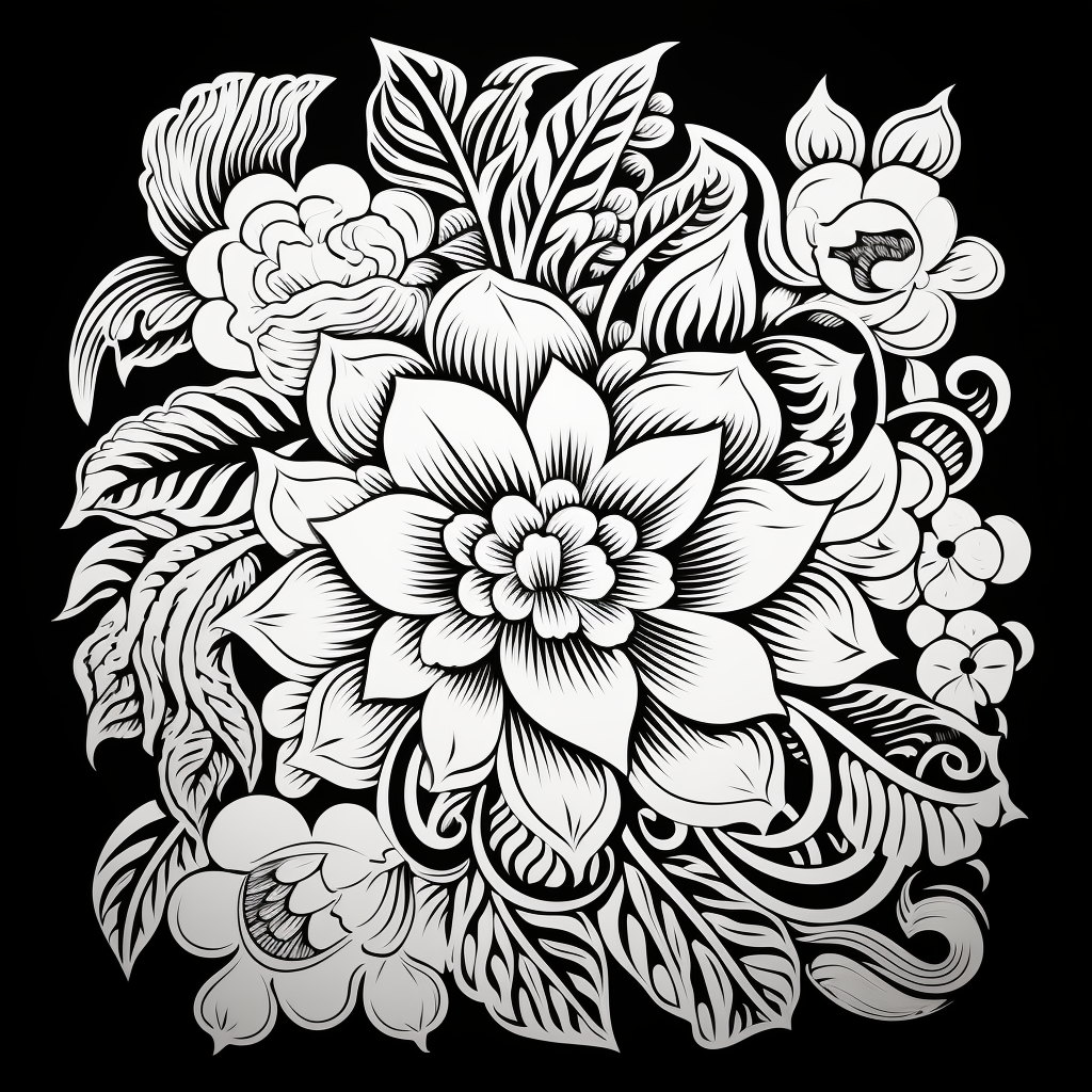Colorful Zamozhnaya Coloring Book Prints