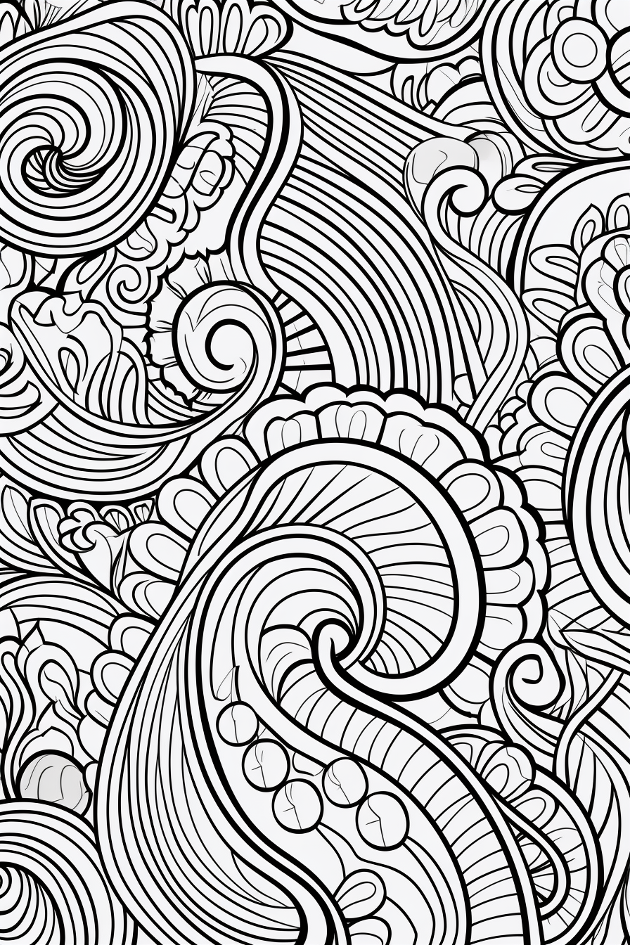 Simple Coloring Page for Beginners