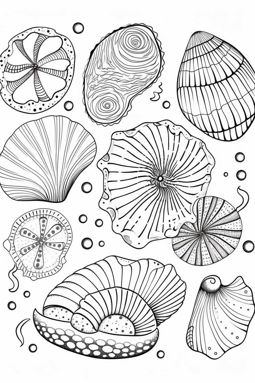 Coloring Page for Beginners with Basic Shapes