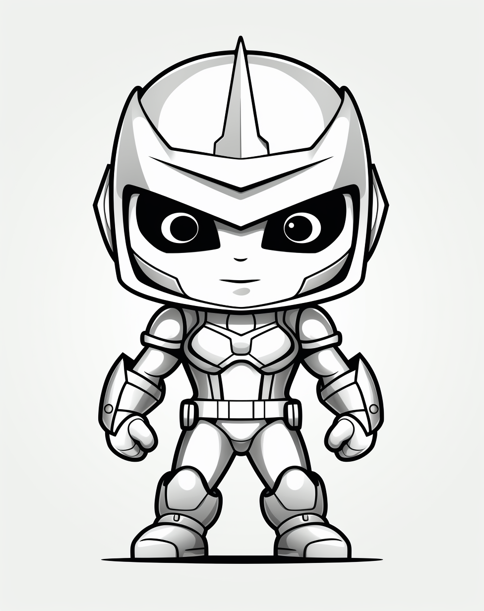 Power Rangers Coloring Page for Kids