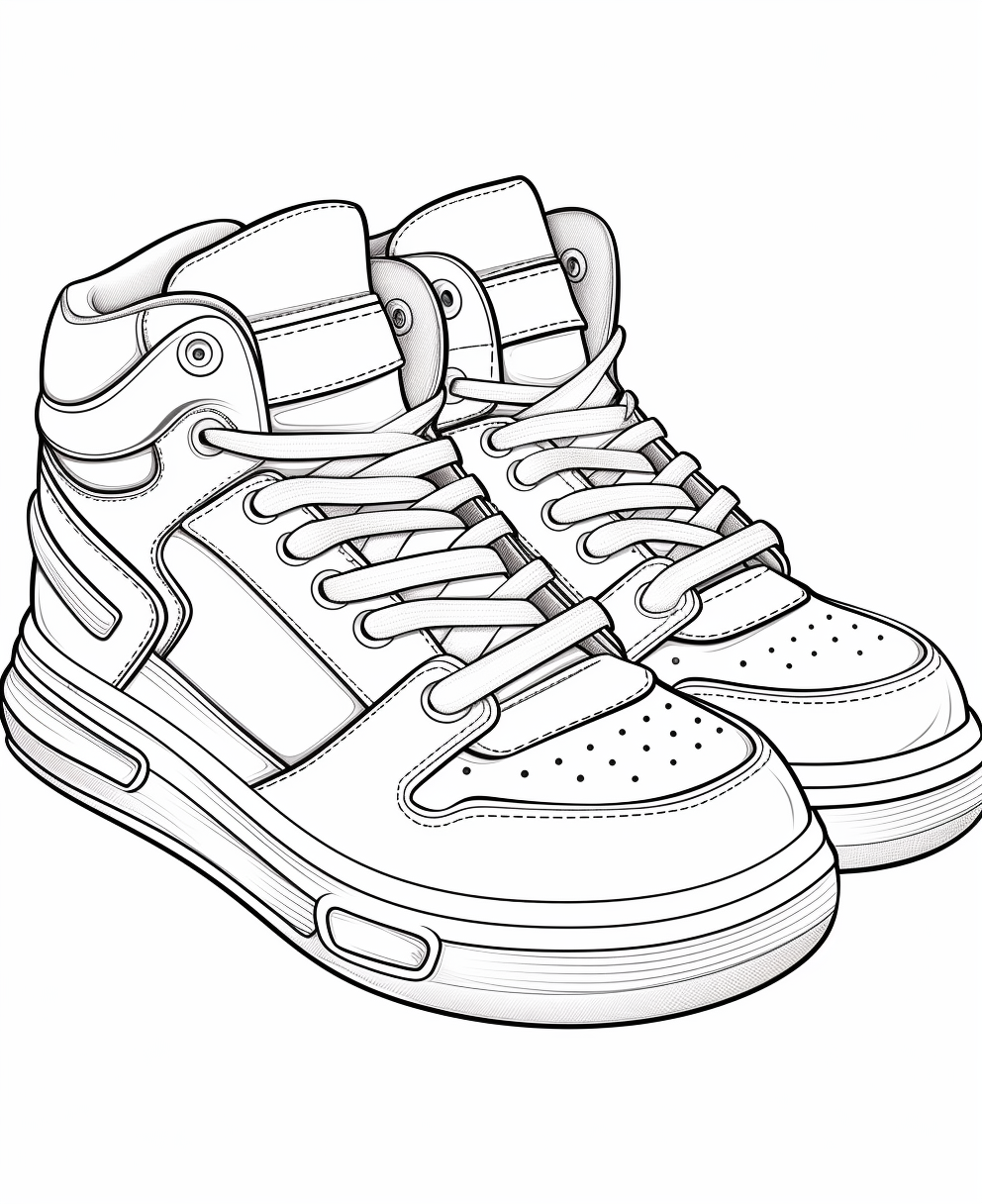 Kids shoe on white background