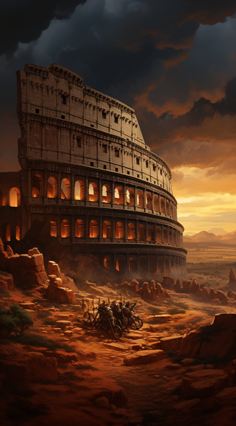 Colosseum Landscape Without Human