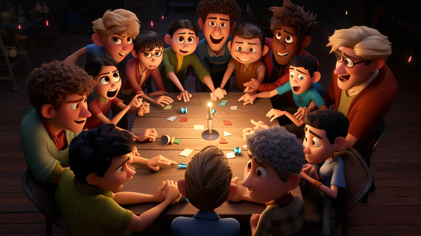 Community teamwork in Pixar style