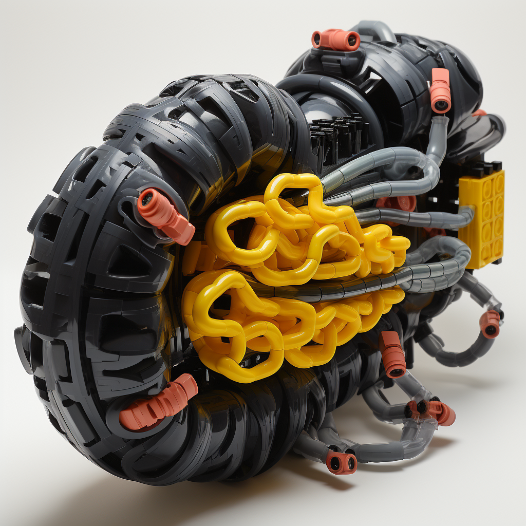 Lego-style complex mitochondria energy creation