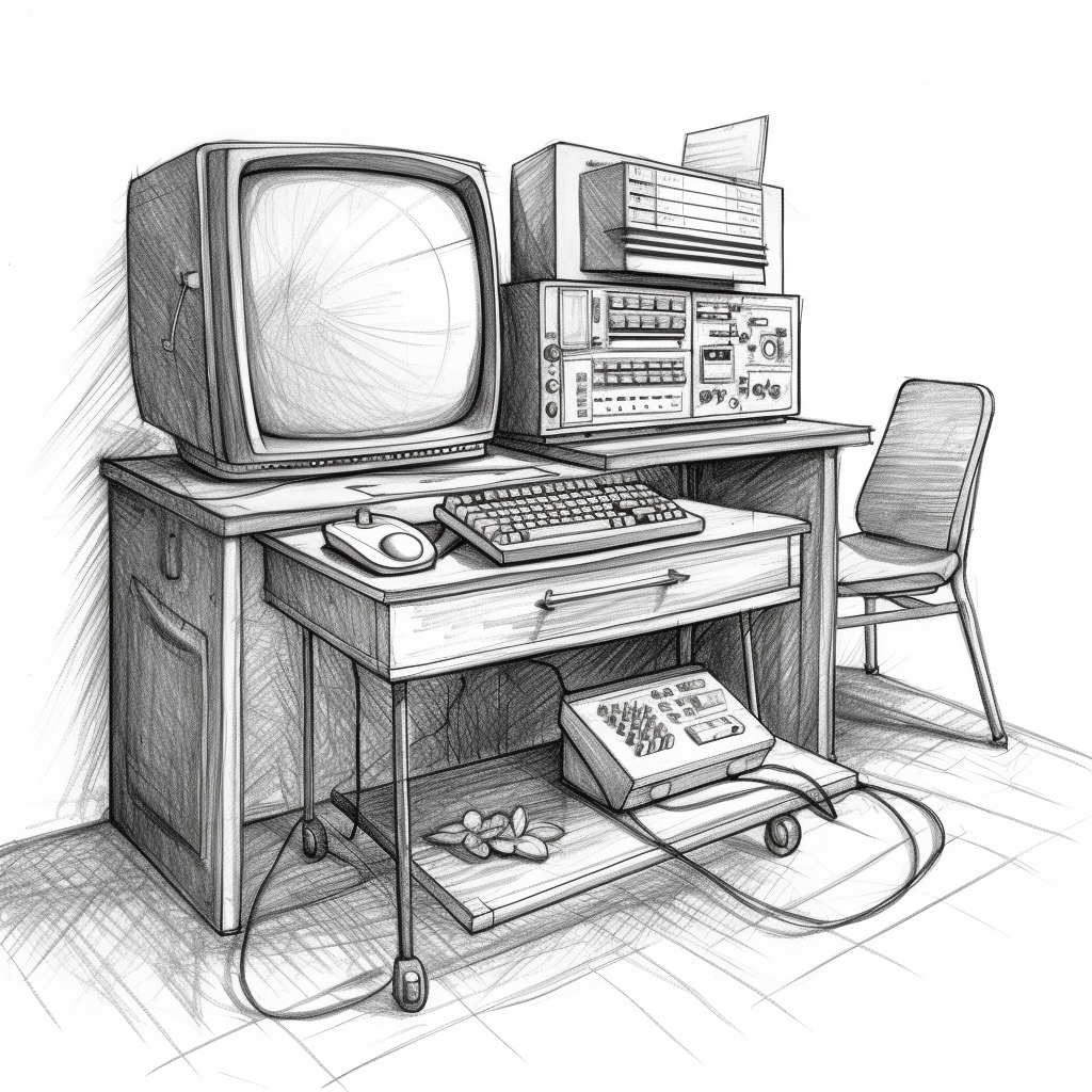 Sketch of a computer