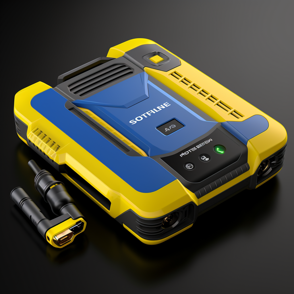 Jump Starter with Clamps and Power Inverter