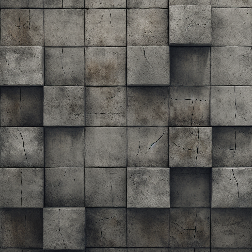 Concrete texture for design enhancement