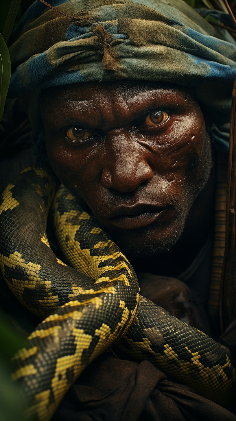 Stunning snake cinematic in the Congo