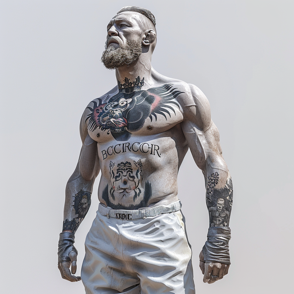 Conor McGregor White Background