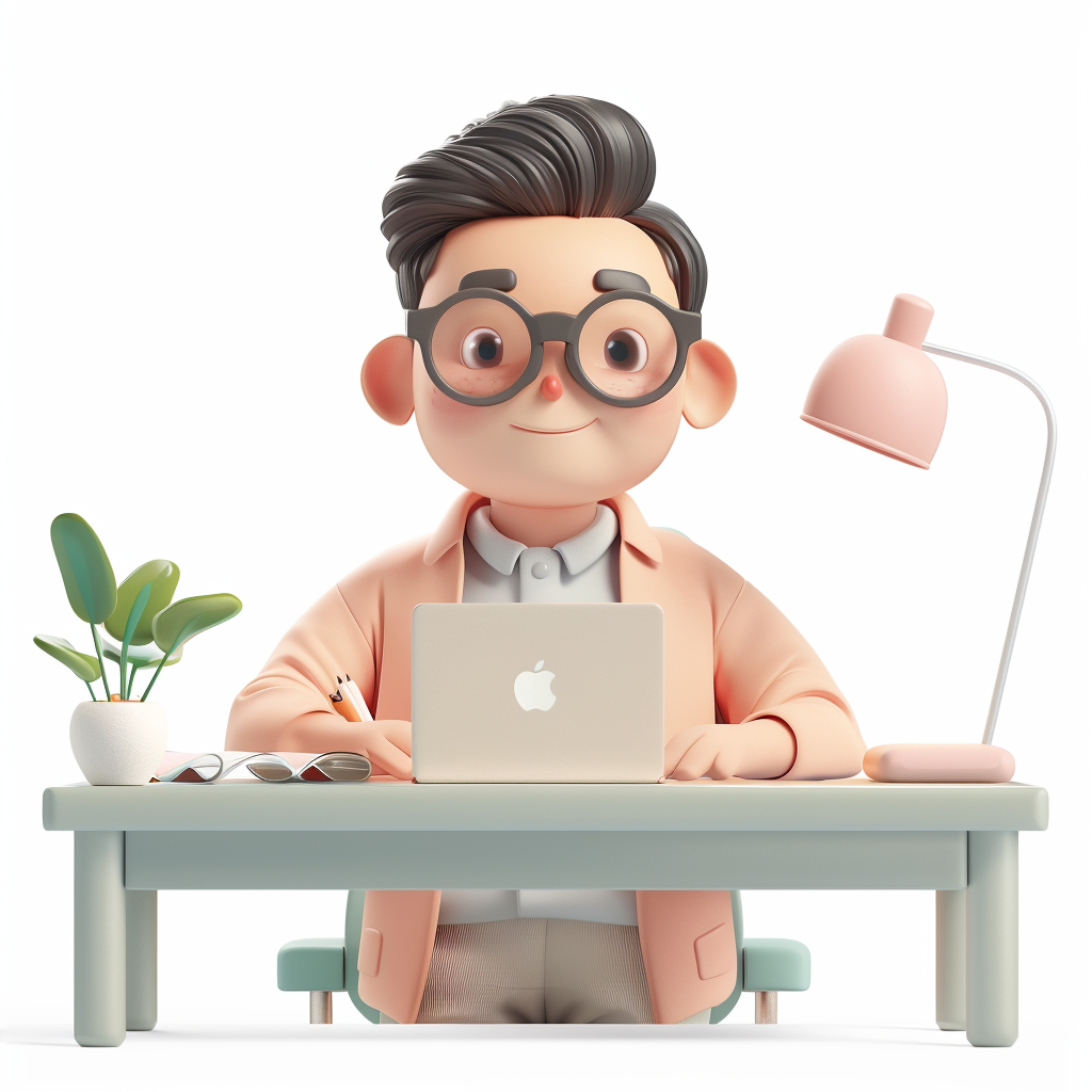 Consultant at Pixar-Style Desk