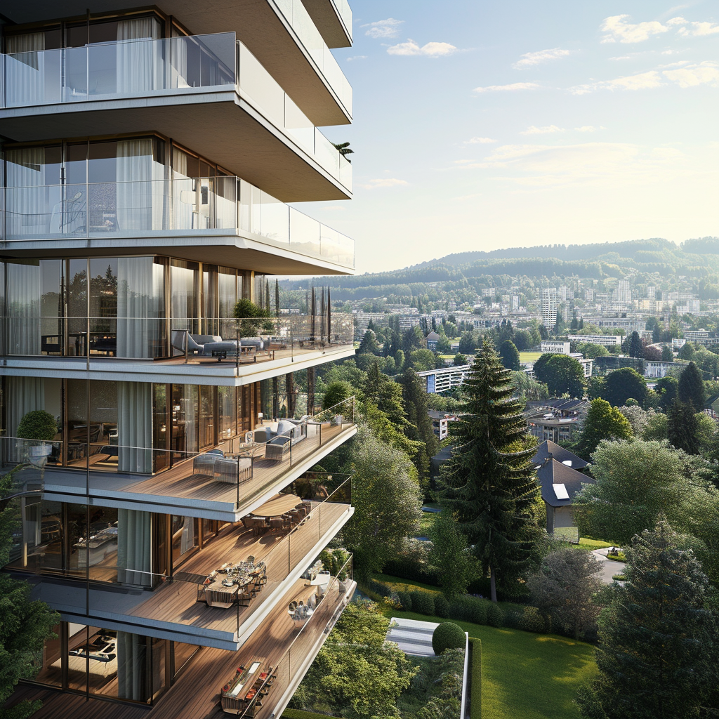 Residential Tower in Switzerland City