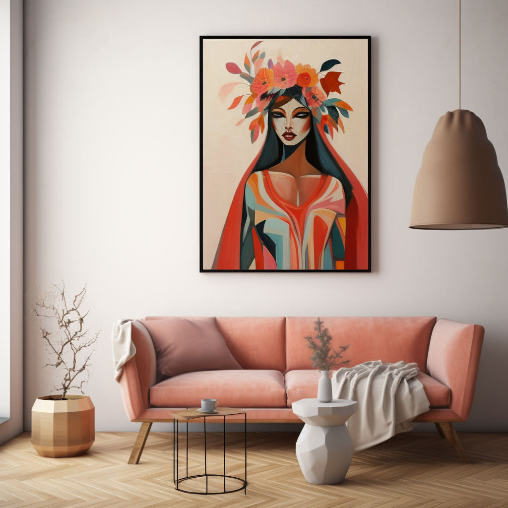 Simple and Stylish Contemporary Boho Art